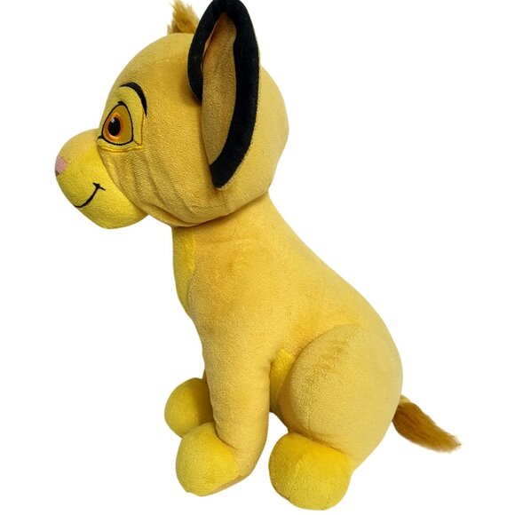 VTG Disney SIMBA Plush The Lion King 14" Lg Stuffed Animal Toy Authentic 2000 - Picture 4 of 5